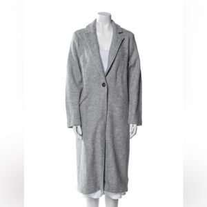 Christian Siriano Gray Long Coat